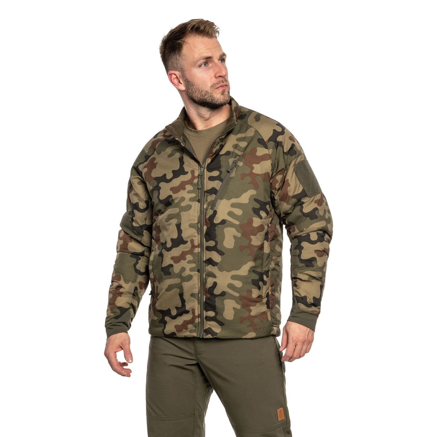 Kurtka Helikon Wolfhound Climashield Apex - wz.93 Pantera PL Woodland