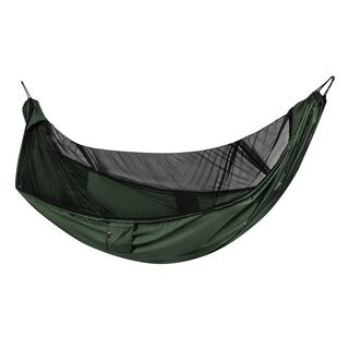 Hamak ultralekki TigerWood Ważka V2 Long Pocket Green - z moskitierą