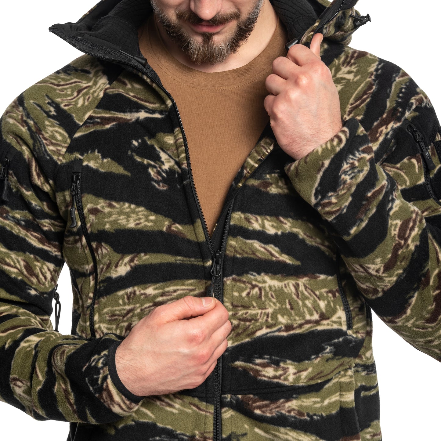 Polar Helikon Patriot Mk2 Hybrid Fleece - Tiger Stripe