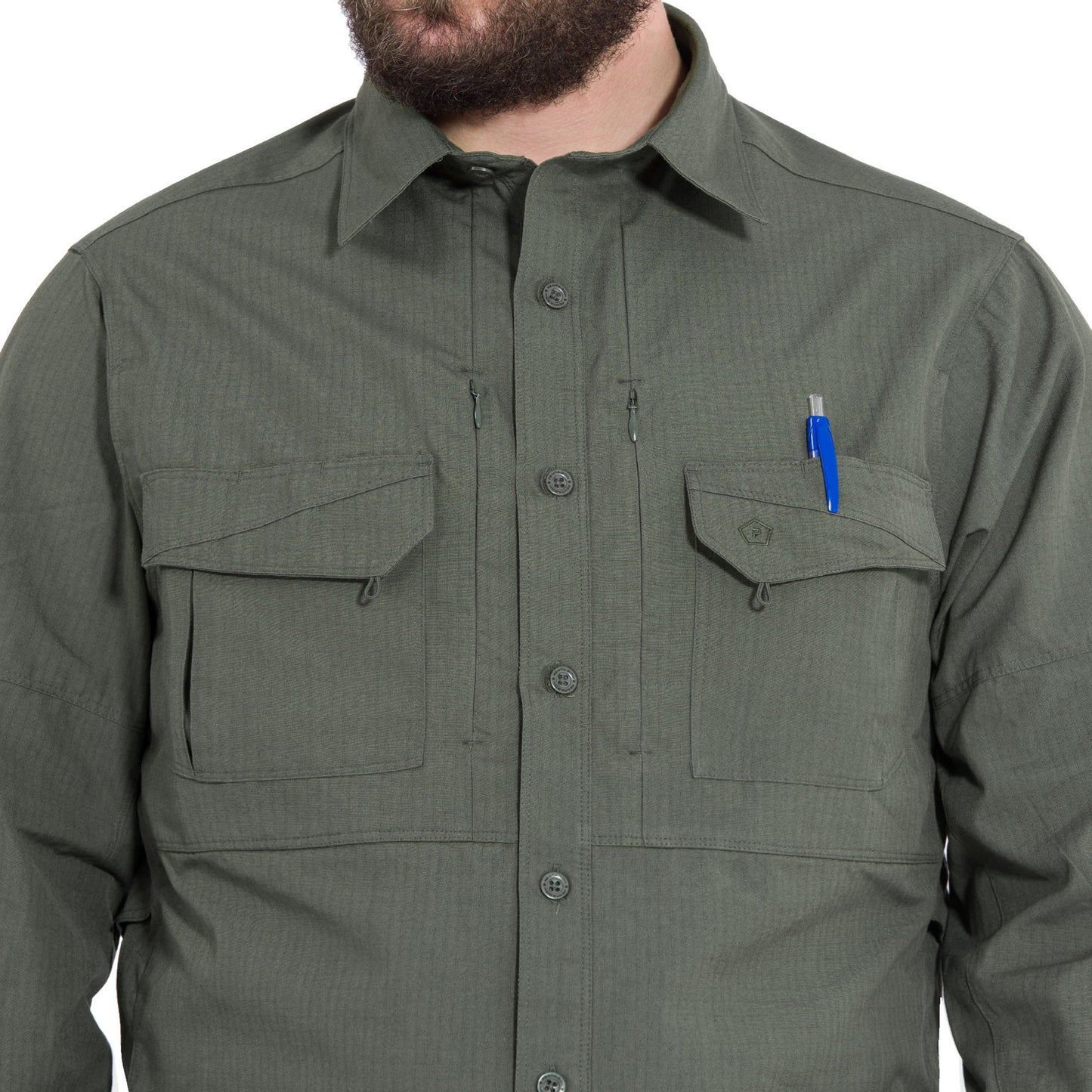 Koszula taktyczna Pentagon Plato Long Sleeve - Camo Green
