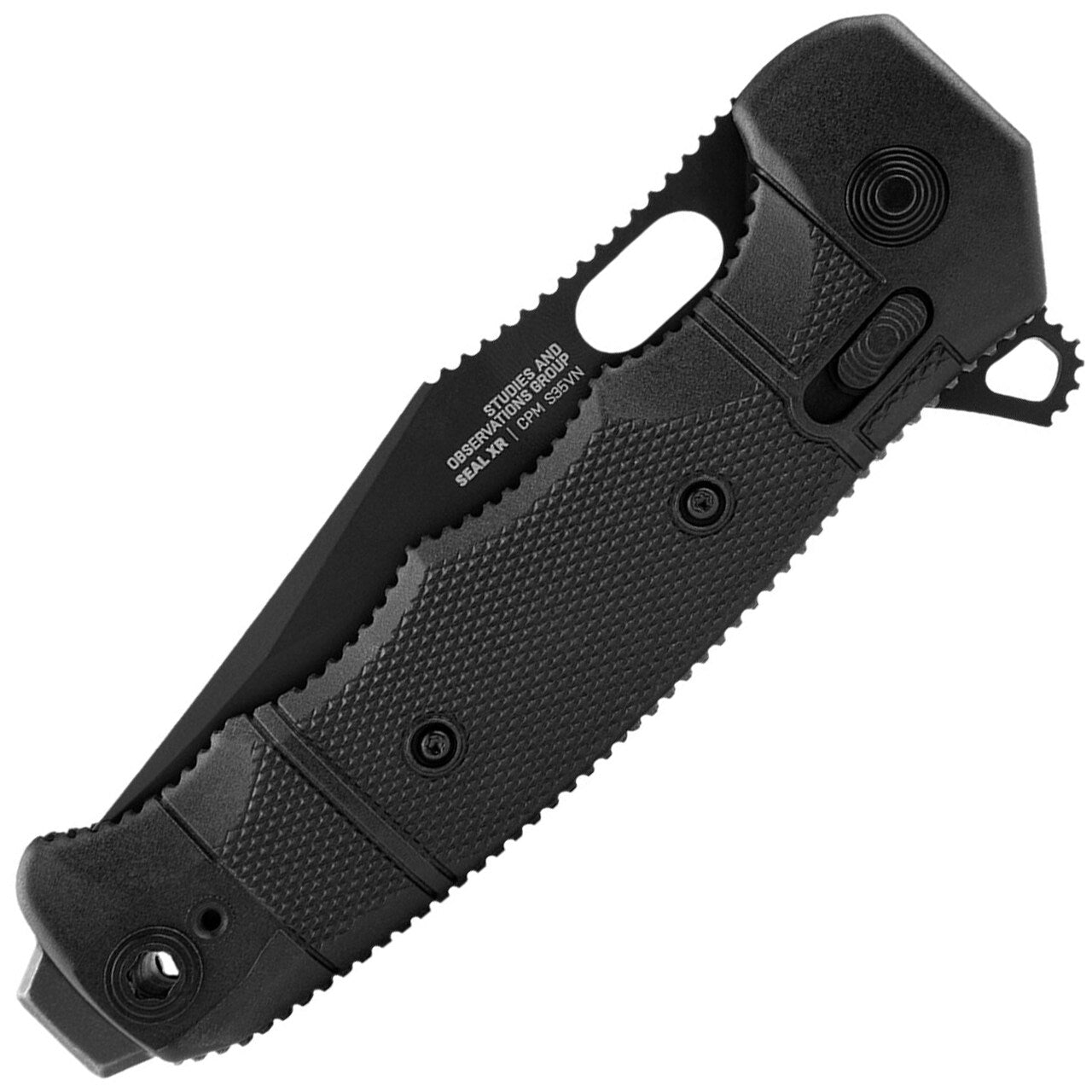Nóż składany SOG Seal XR Partially Serrated - Black