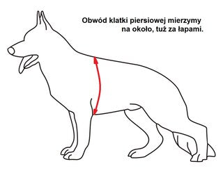 Szelki dla psa K9 Thorn Alpha Black - średni pies