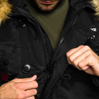 Kurtka Alpha Industries N3B Airborne - Black