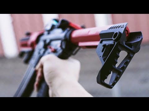 Kolba Strike Industries Pit Stock do karabinków AR - Red