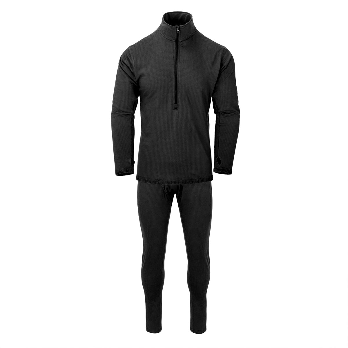 Bielizna termoaktywna Helikon US LVL 2 Black - komplet