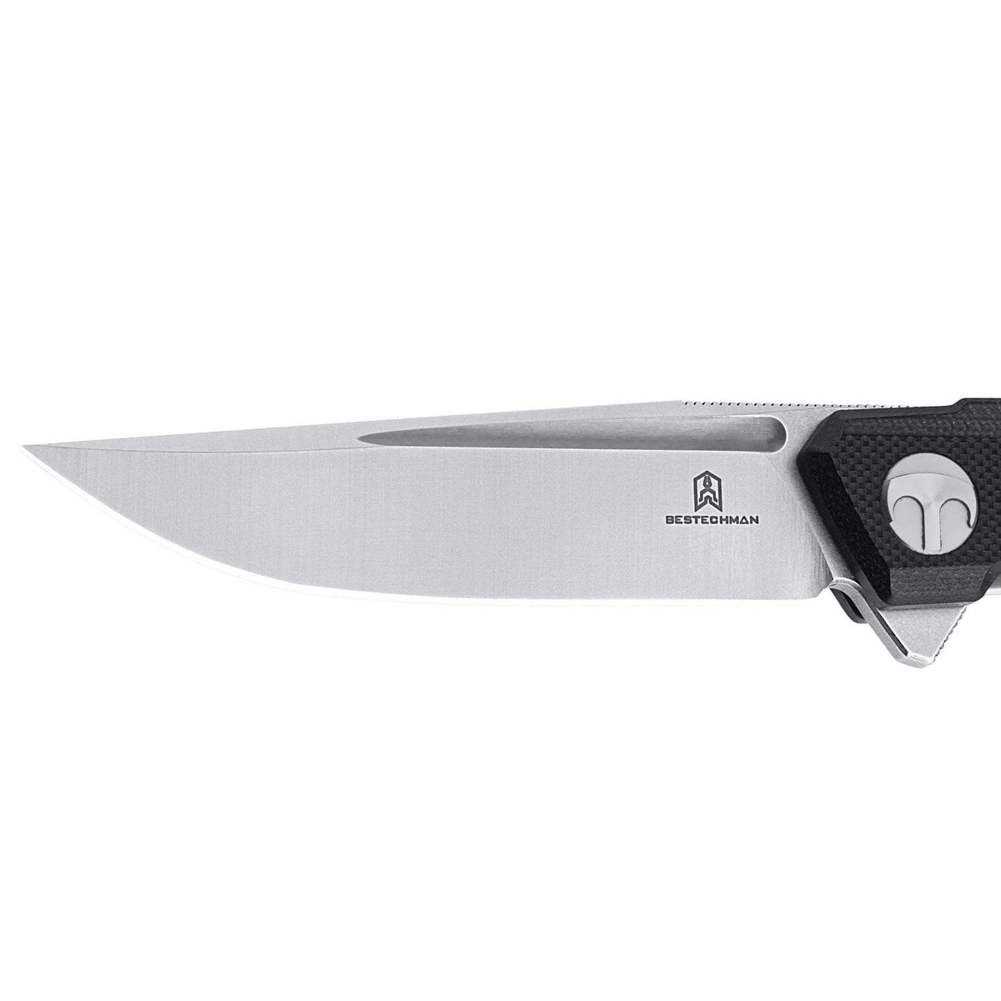 Nóż składany Bestechman Mini Dundee - Black/Satin Stonewash