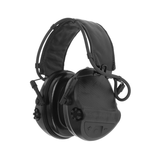 Ochronniki słuchu aktywne Sordin Supreme X2 Memoryfoam Headband - Black