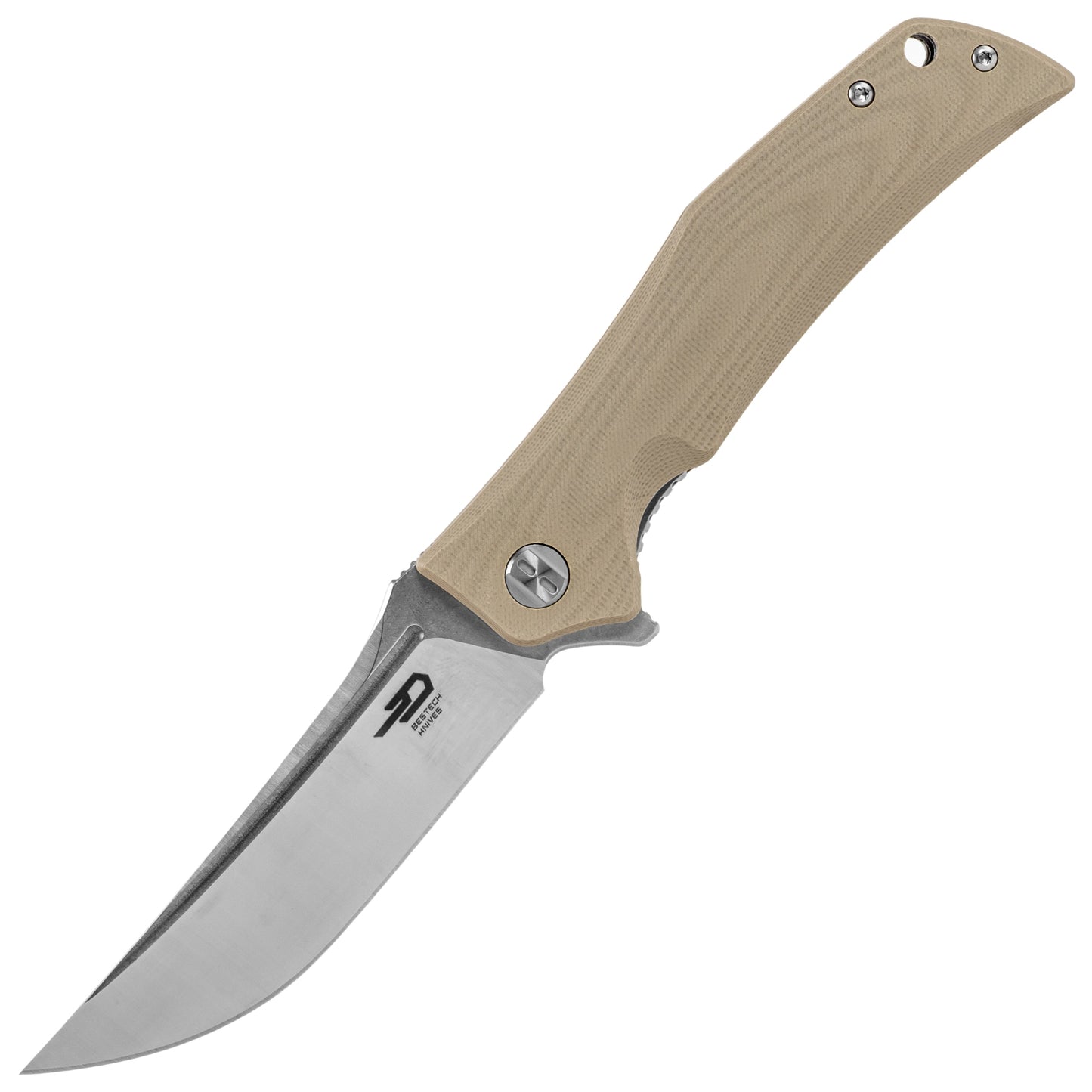 Nóż składany Bestech Knives Scimitar - Beige