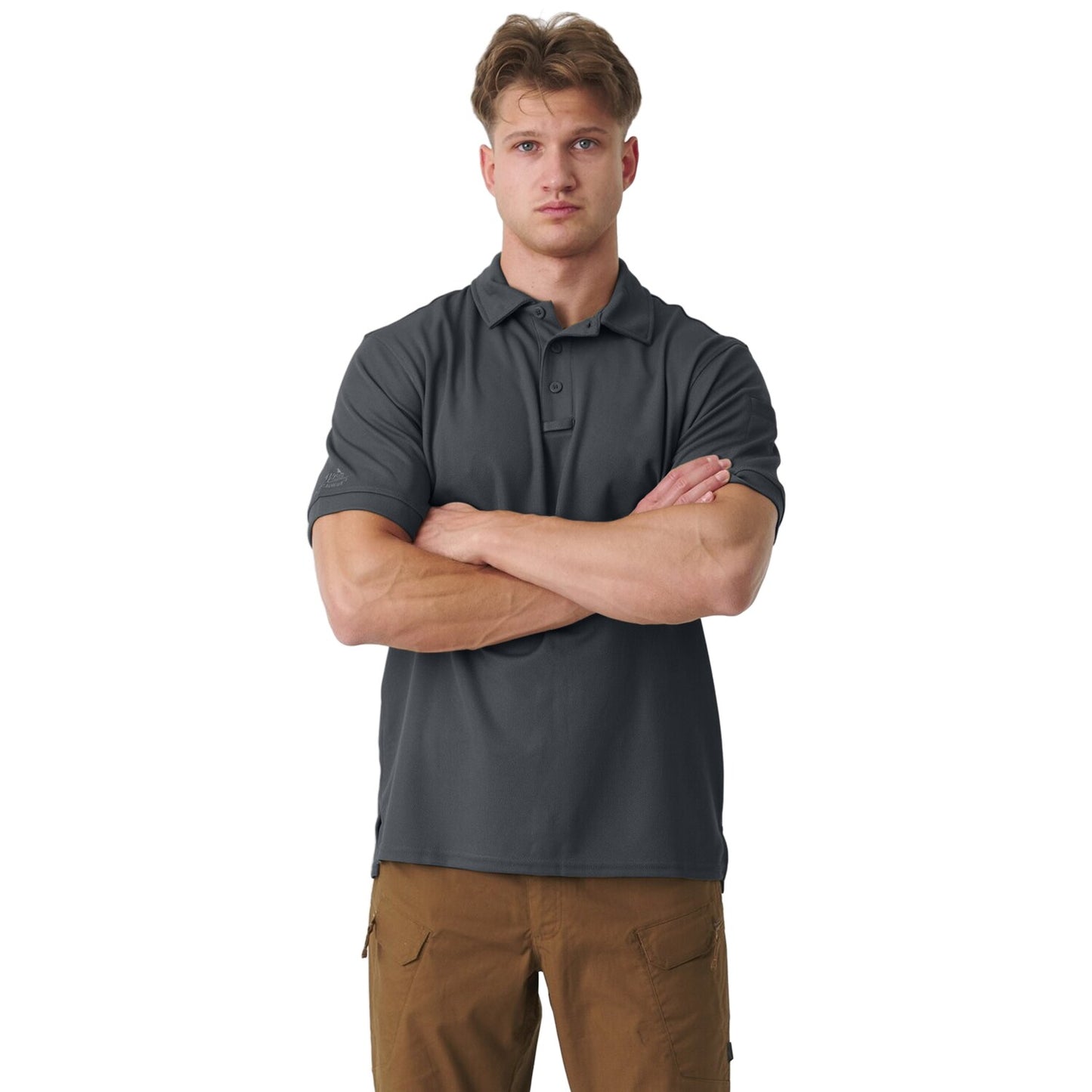 Koszulka termoaktywna Polo Helikon UTL TopCool Lite - Shadow Grey