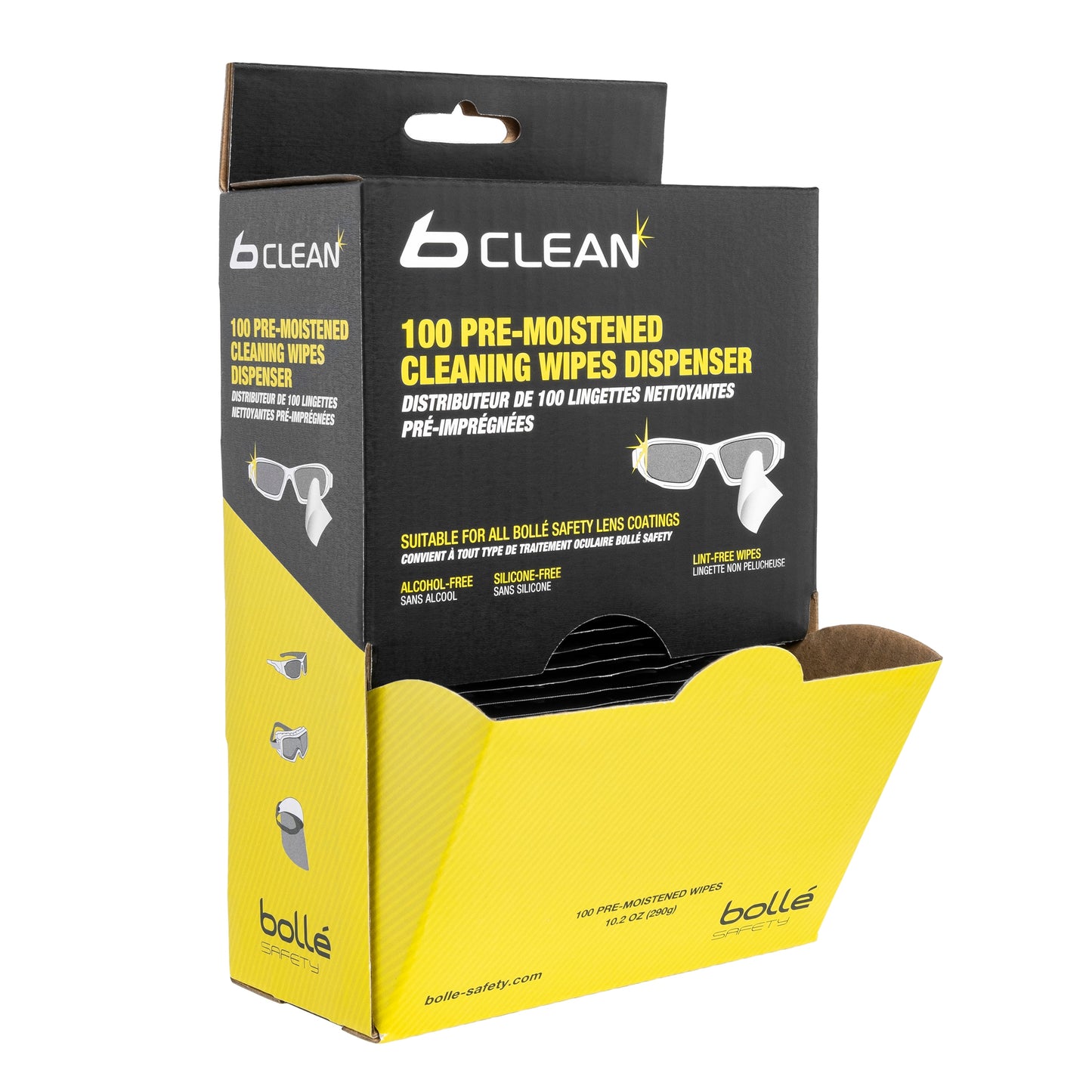 Chusteczki Bolle do czyszczenia optyki B-Clean - 100 szt.