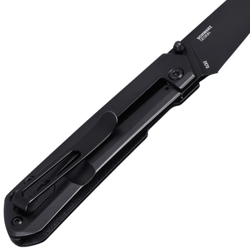 Nóż składany CRKT Straight Frame Lock - Black