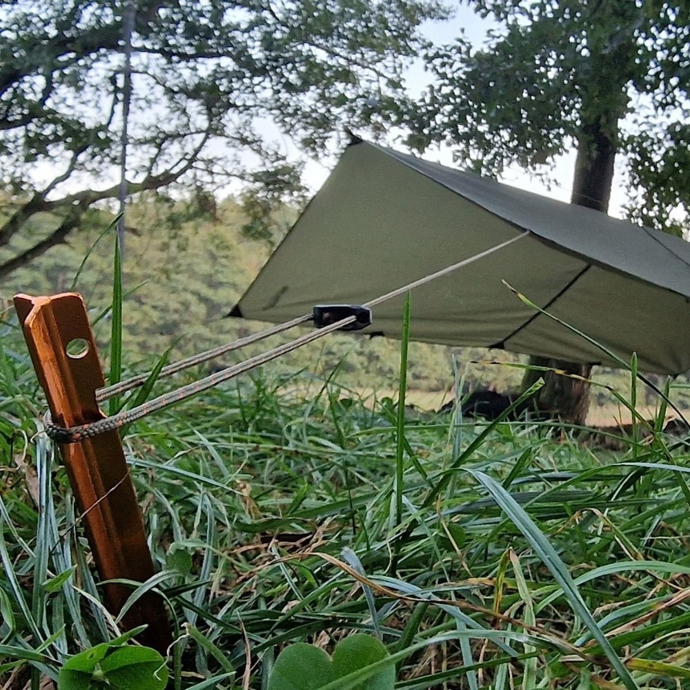 Płachta biwakowa Bushmen Easy Tarp 2 x 3 m - Green