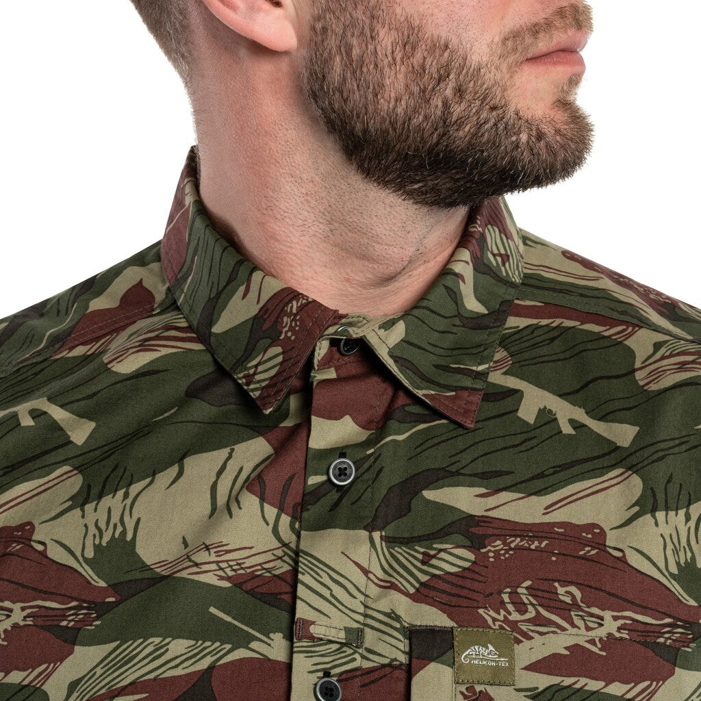 Koszula Helikon Tactical Hawaiian Short Sleeve - Brushstroke Camo