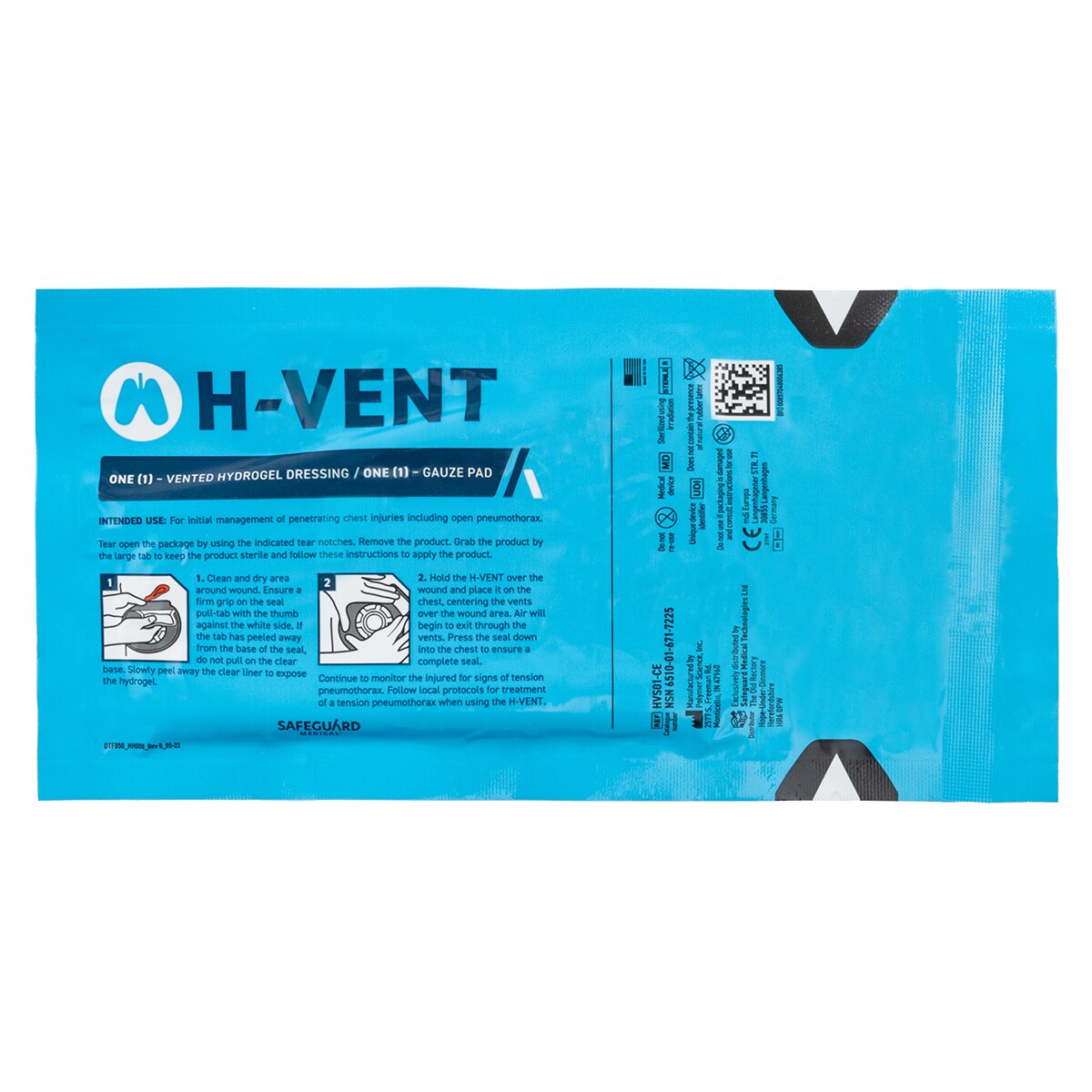 Opatrunek wentylowy HyVent Chest Seal