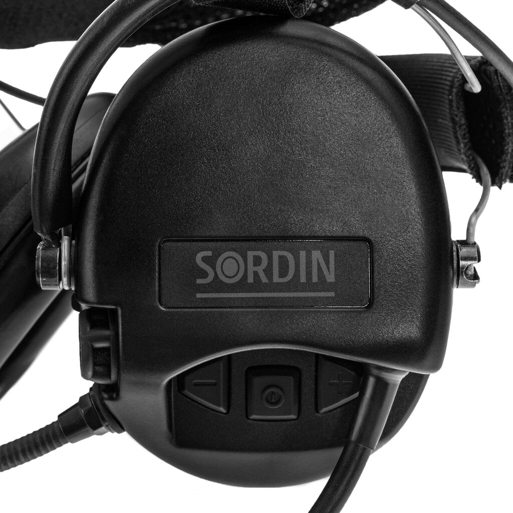 Ochronniki słuchu aktywne Sordin Supreme MIL CC Neckband - Black