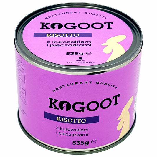 Żywność konserwowana Kogoot - Risotto z kurczakiem i pieczarkami 535 g