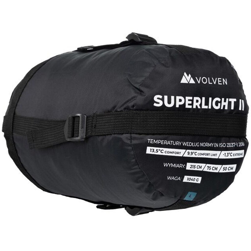 Śpiwór Volven Superlight II Oliwkowy - lewy