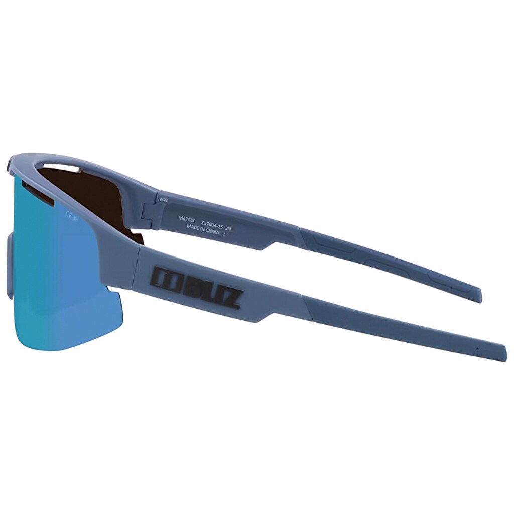 Okulary przeciwsłoneczne Bliz Matrix Nano Optics - Matte Blue/Brown Mirror Blue