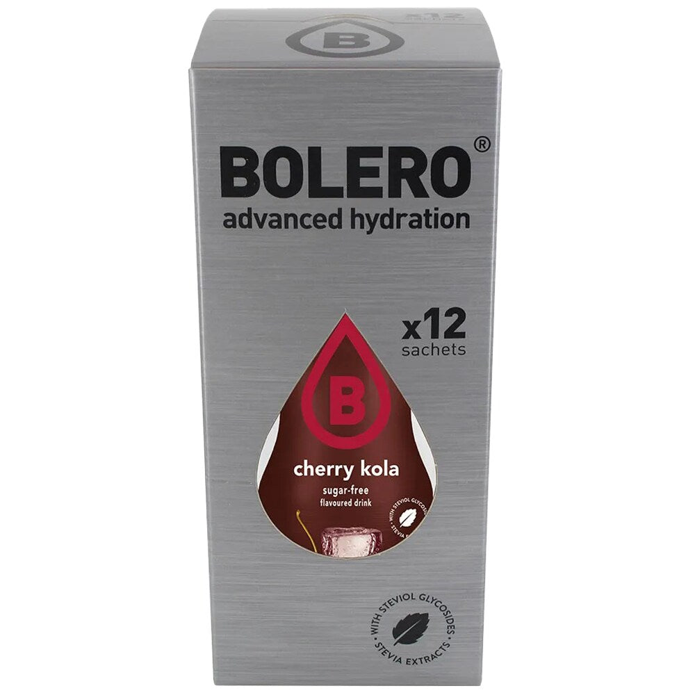 Napój w proszku Bolero Cherry Cola ze stewią 9 g - 12 szt.