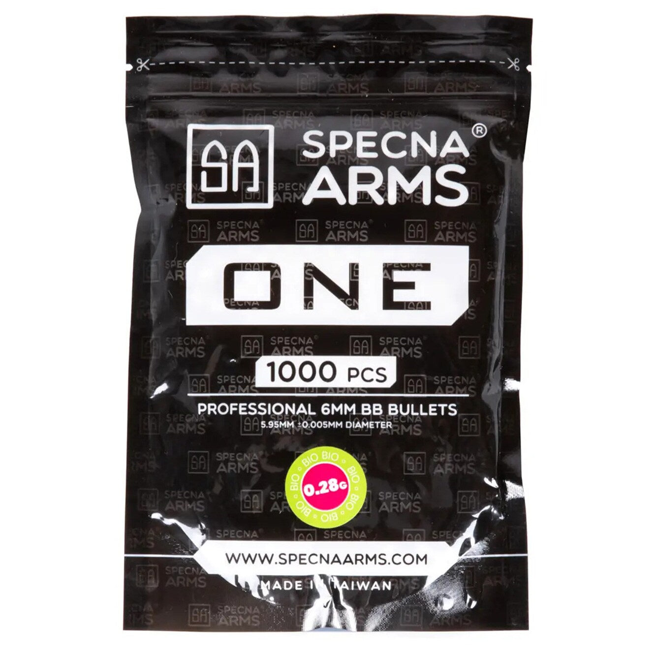 Kulki ASG biodegradowalne Specna Arms ONE BIO 0,28 g 1000 szt. - White