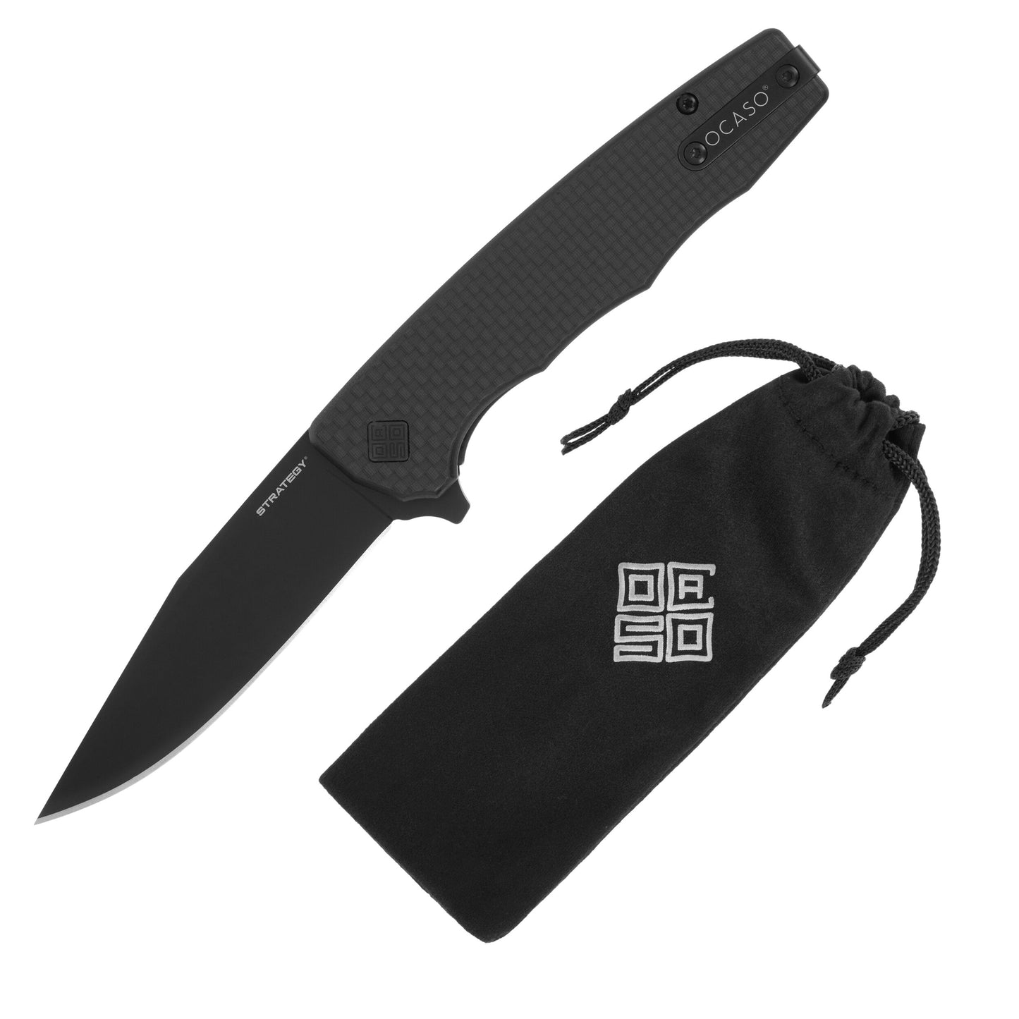 Nóż składany Ocaso Strategy G-10/Carbon Fiber - Black