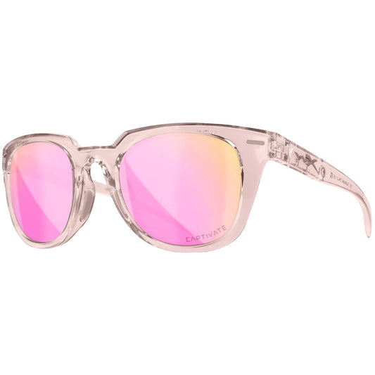 Okulary damskie Wiley X Ultra - Captivate Polarized Rose Gold Mirror/Gloss Crystal Blush