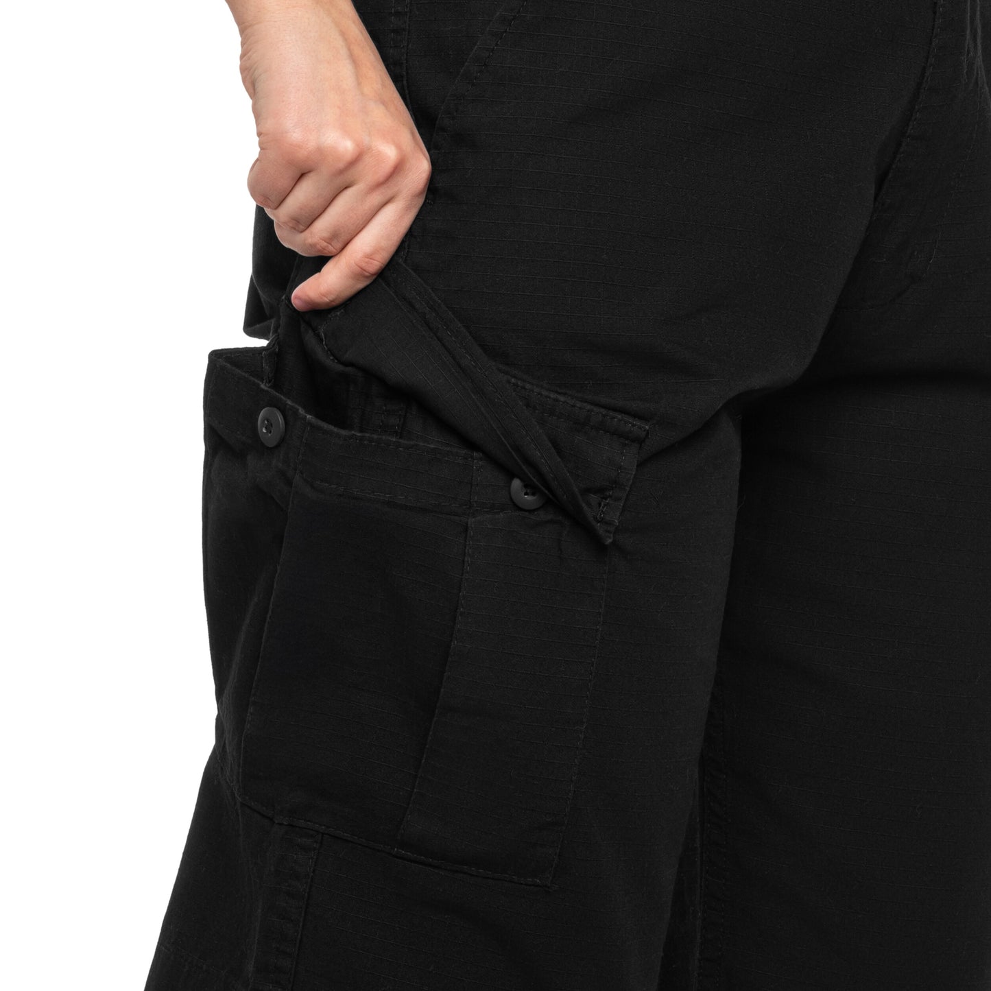 Szorty dziecięce Brandit BDU Rip-Stop - Black