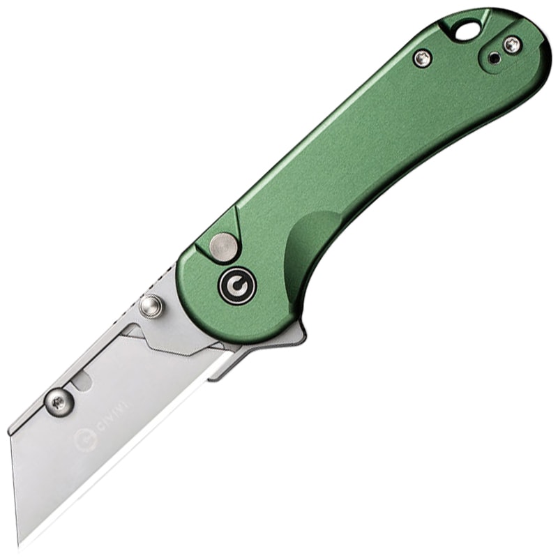 Nóż składany Civivi Elementum Utility Button Lock Aluminium - Green