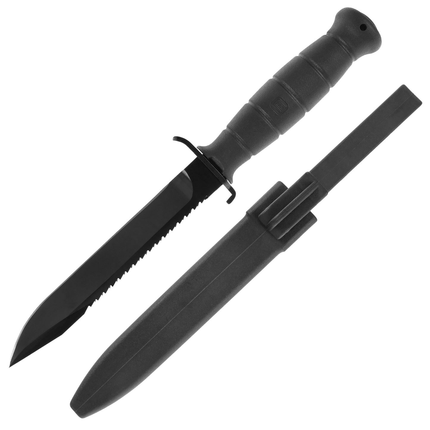 Nóż wojskowy Glock FM81 Black z piłą