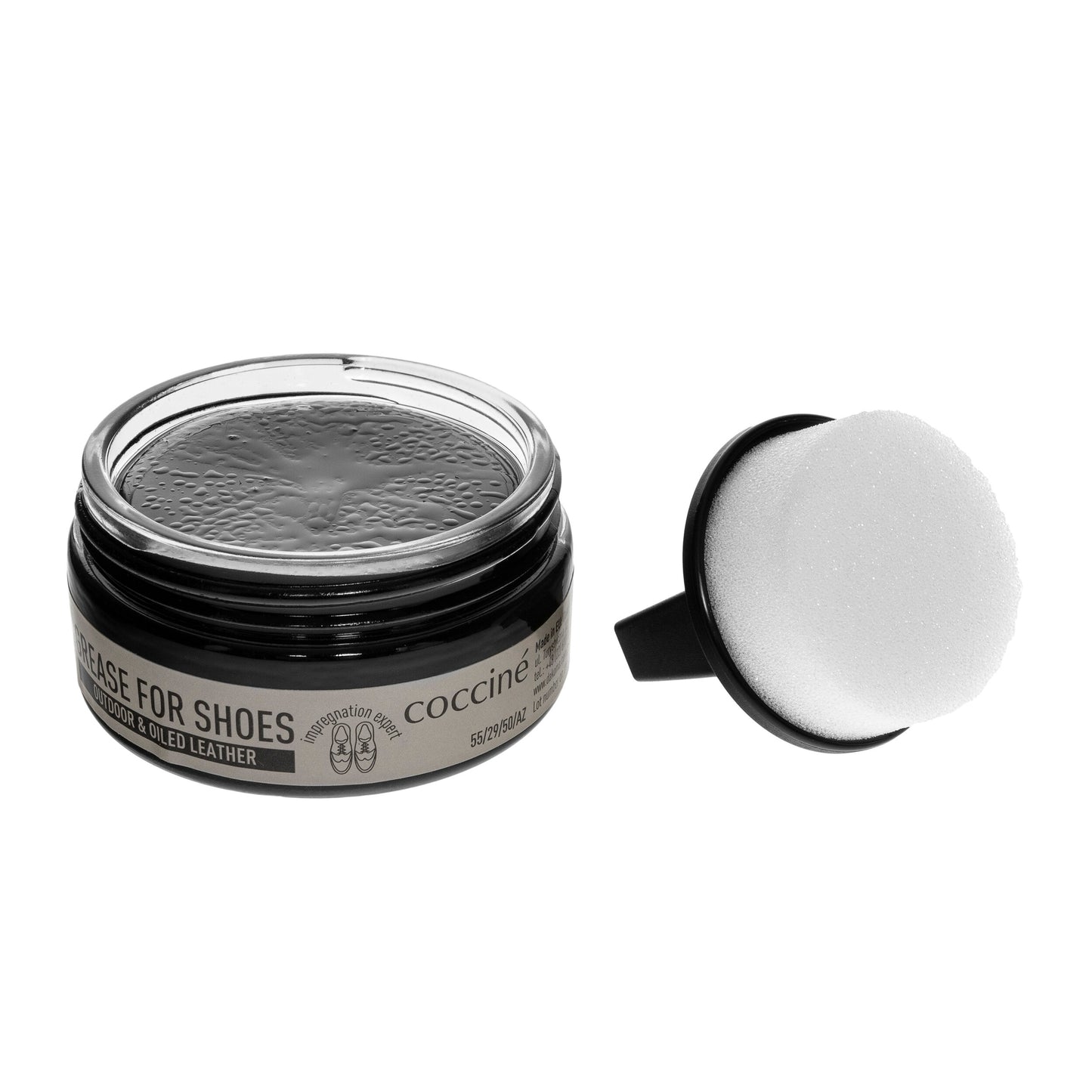 Tłuszcz Coccine do skór licowych 50 ml - czarny