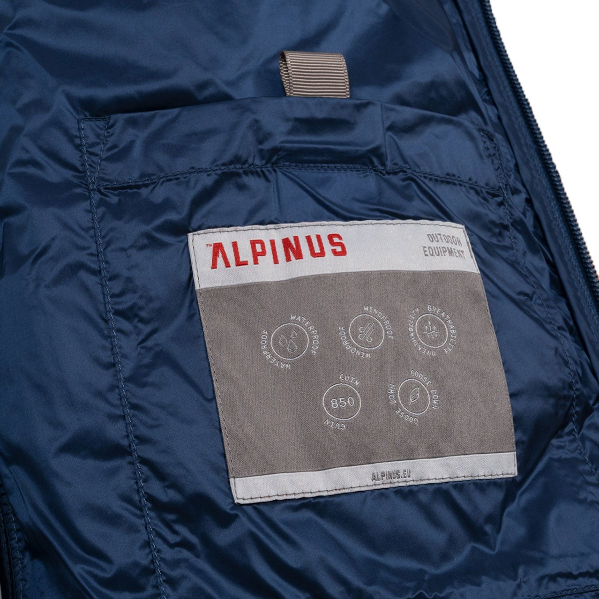 Kurtka Alpinus Pollux - Granatowa