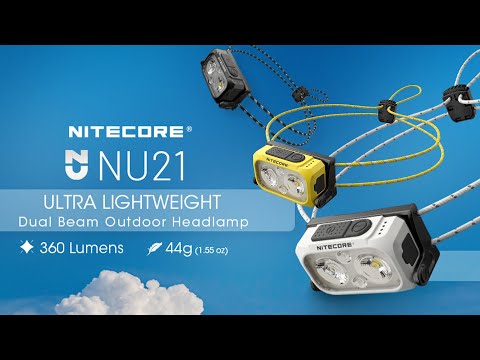 Latarka czołowa Nitecore NU21 Yellow - 360 lumenów