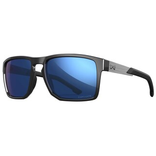 Okulary taktyczne Wiley X Apex - Captivate Polarized Blue Mirror/Gloss Black