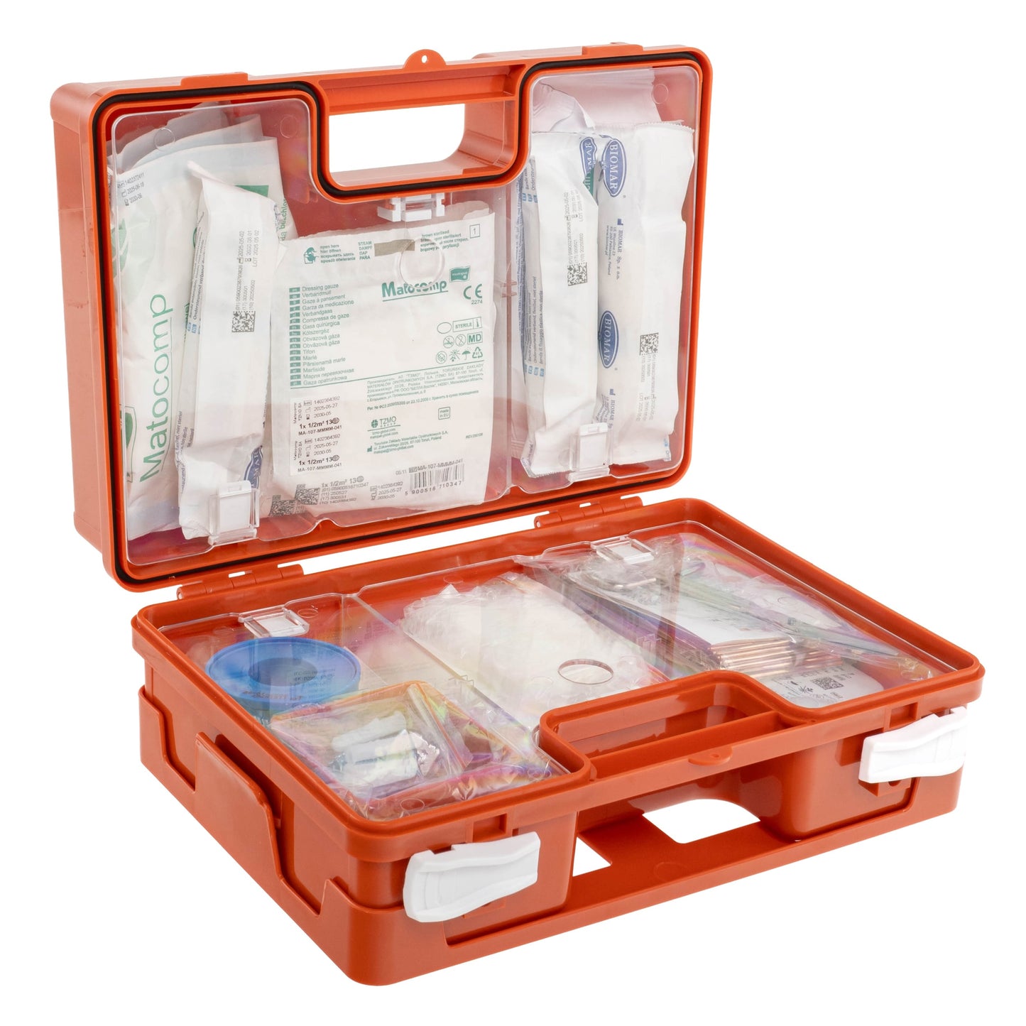 Apteczka Boxmet Medical DIN 13164 w walizce - Orange