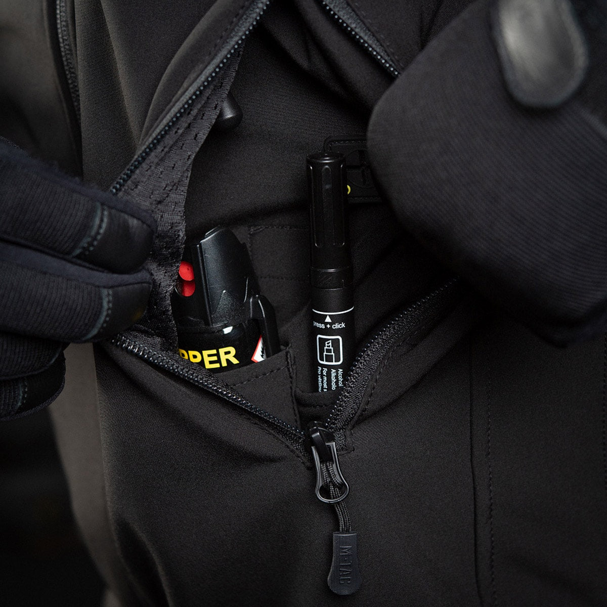 Kurtka M-Tac Softshell Police - Black