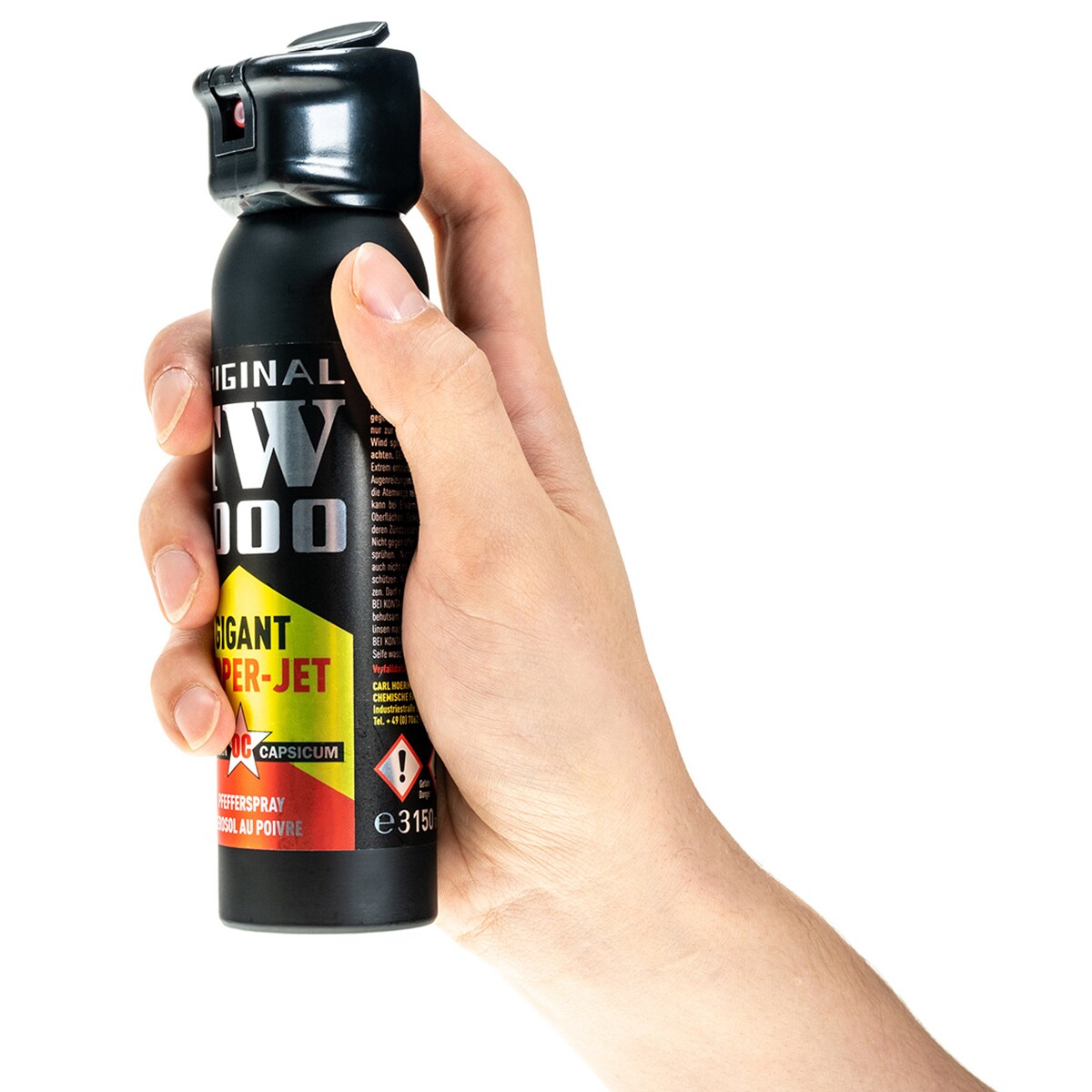 Gaz pieprzowy na zwierzęta TW 1000 Pepper Gigant Jet 150 ml - strumień (DE)