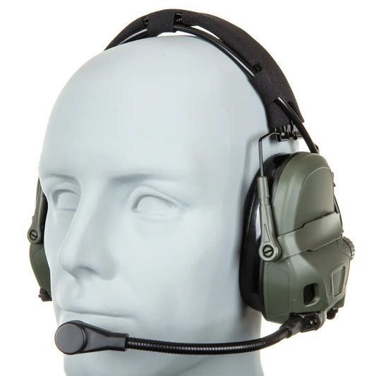 Atrapa zestawu słuchawkowego Wosport HD-17-A Gen. 6 - Olive