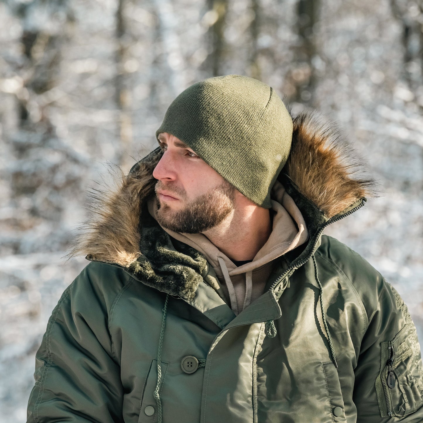 Czapka Mil-Tec Beanie Cap - Olive