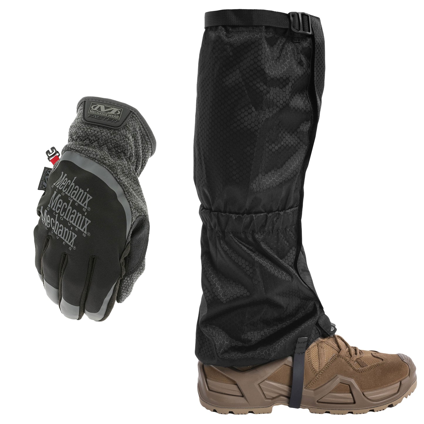 Rękawice Mechanix Wear ColdWork FastFit + stuptuty - zestaw