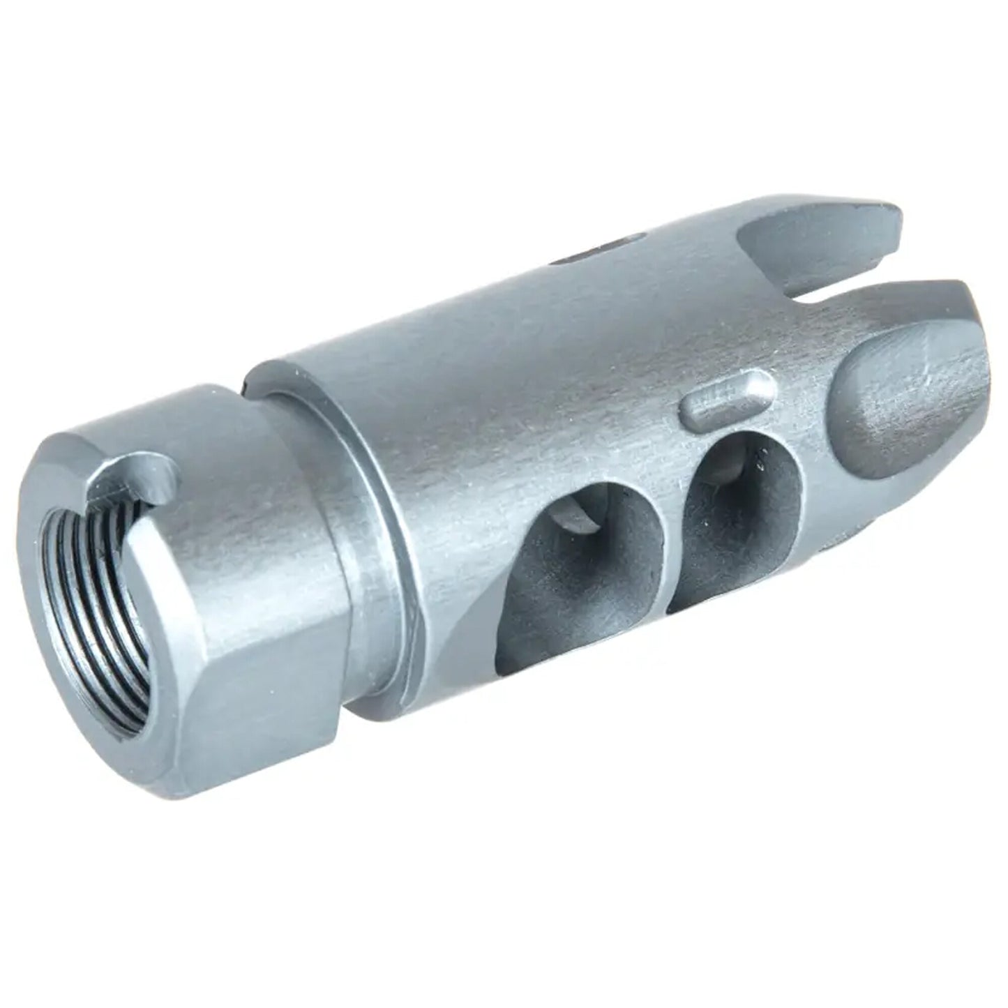 Tłumik płomienia CNC VGSM Core Airsoft do replik AEG/HPA/GBLS - Szary