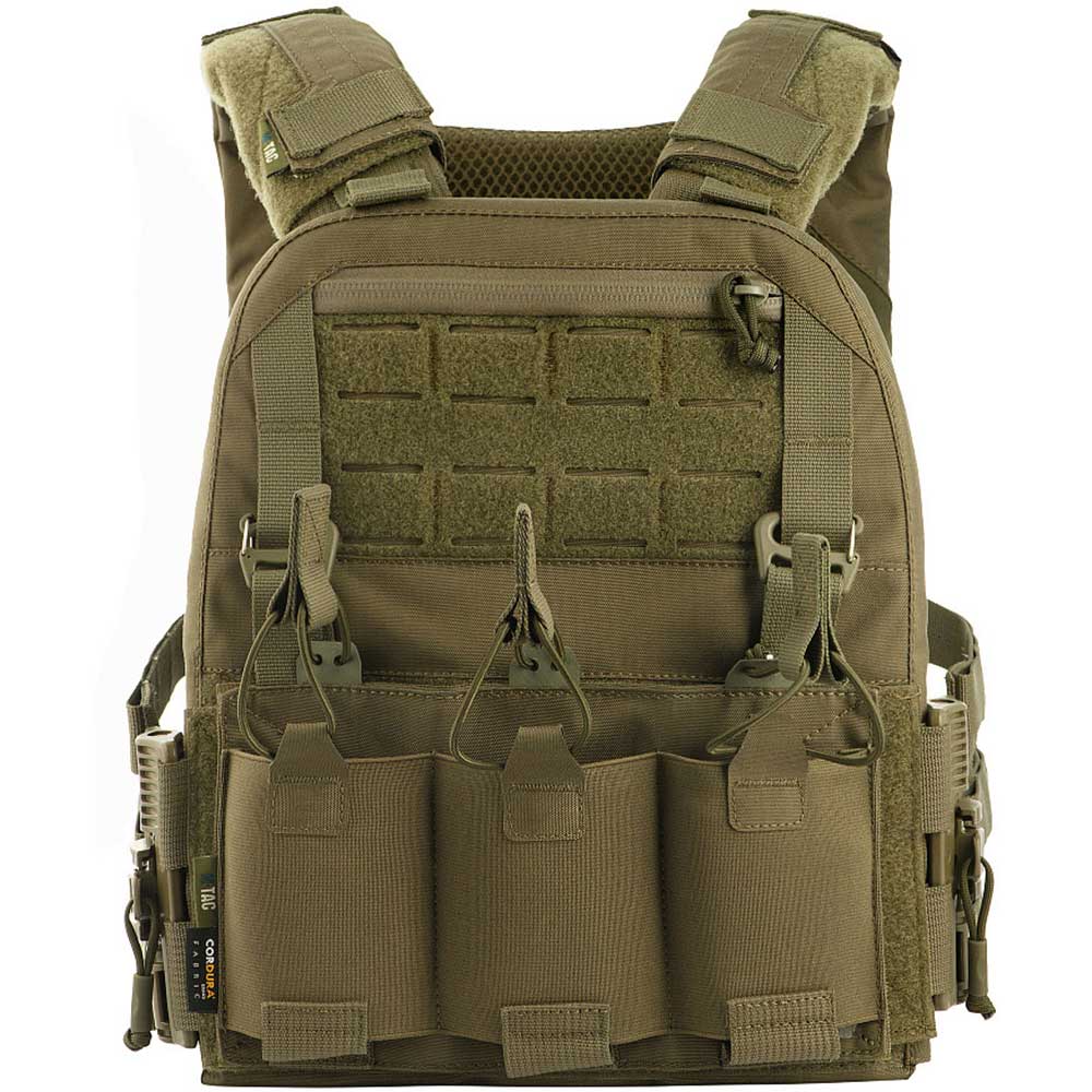 Kamizelka taktyczna typu Plate Carrier M-Tac Cuirass QRS Ranger Green - na płyty rozmiar S/M
