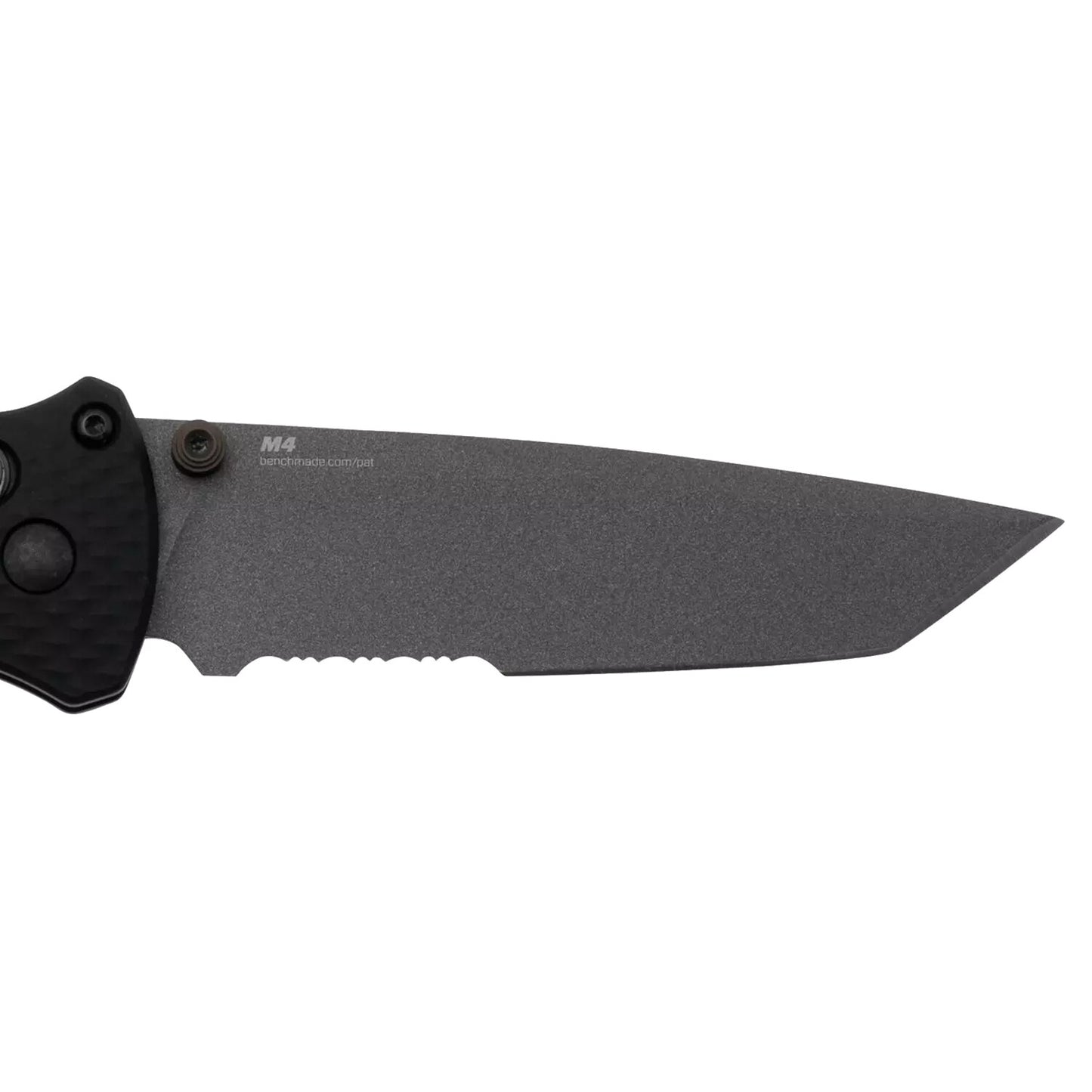 Nóż składany Benchmade Bailout CPM-M4 - Black Aluminum