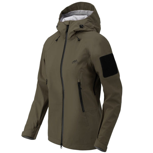 Kurtka damska Helikon Squall Hardshell - Taiga Green