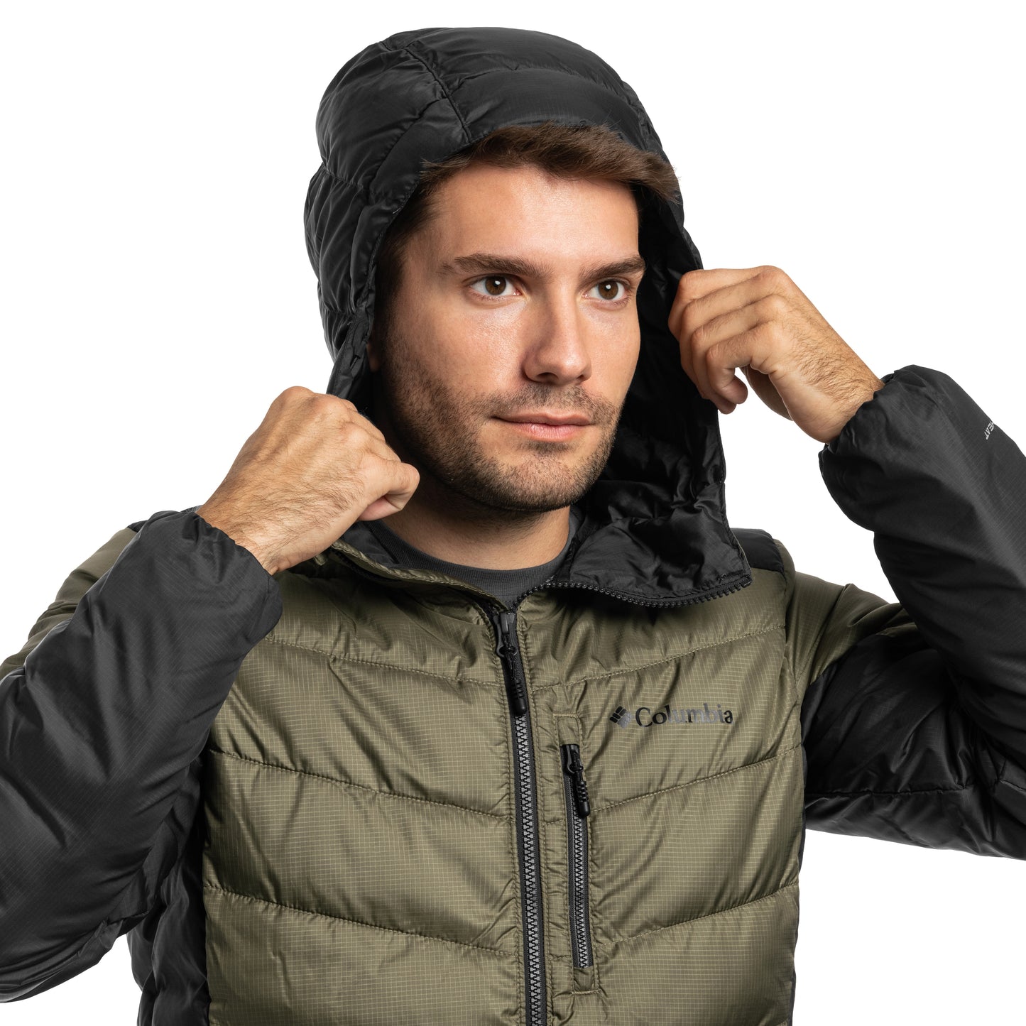 Kurtka Columbia Labyrinth Loop II Insulated Hooded - Stone Green/Shark