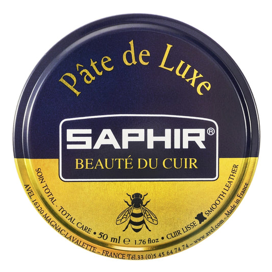 Pasta do butów Saphir BDC Pate De Luxe 50 ml - czarna