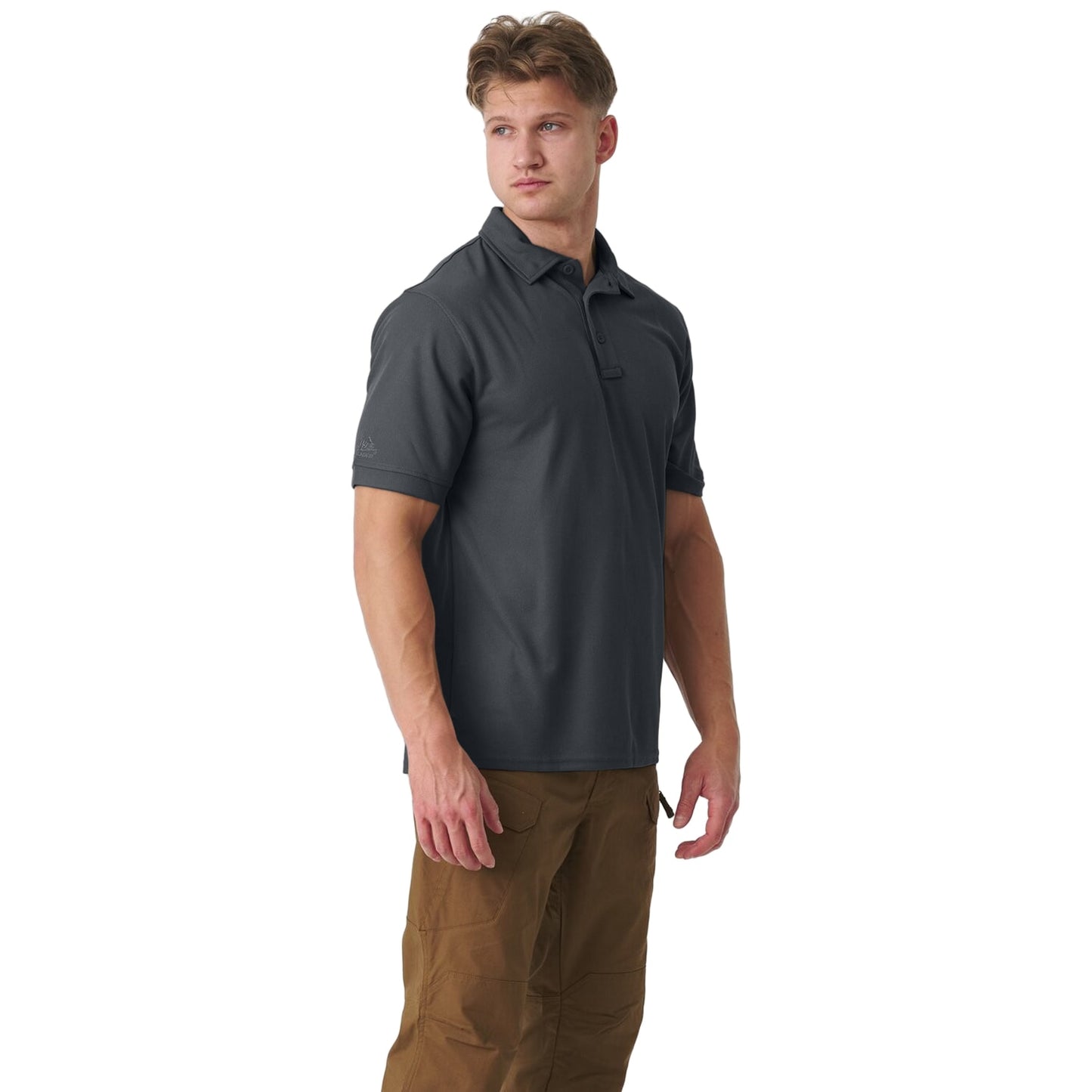 Koszulka termoaktywna Polo Helikon UTL TopCool - Shadow Grey
