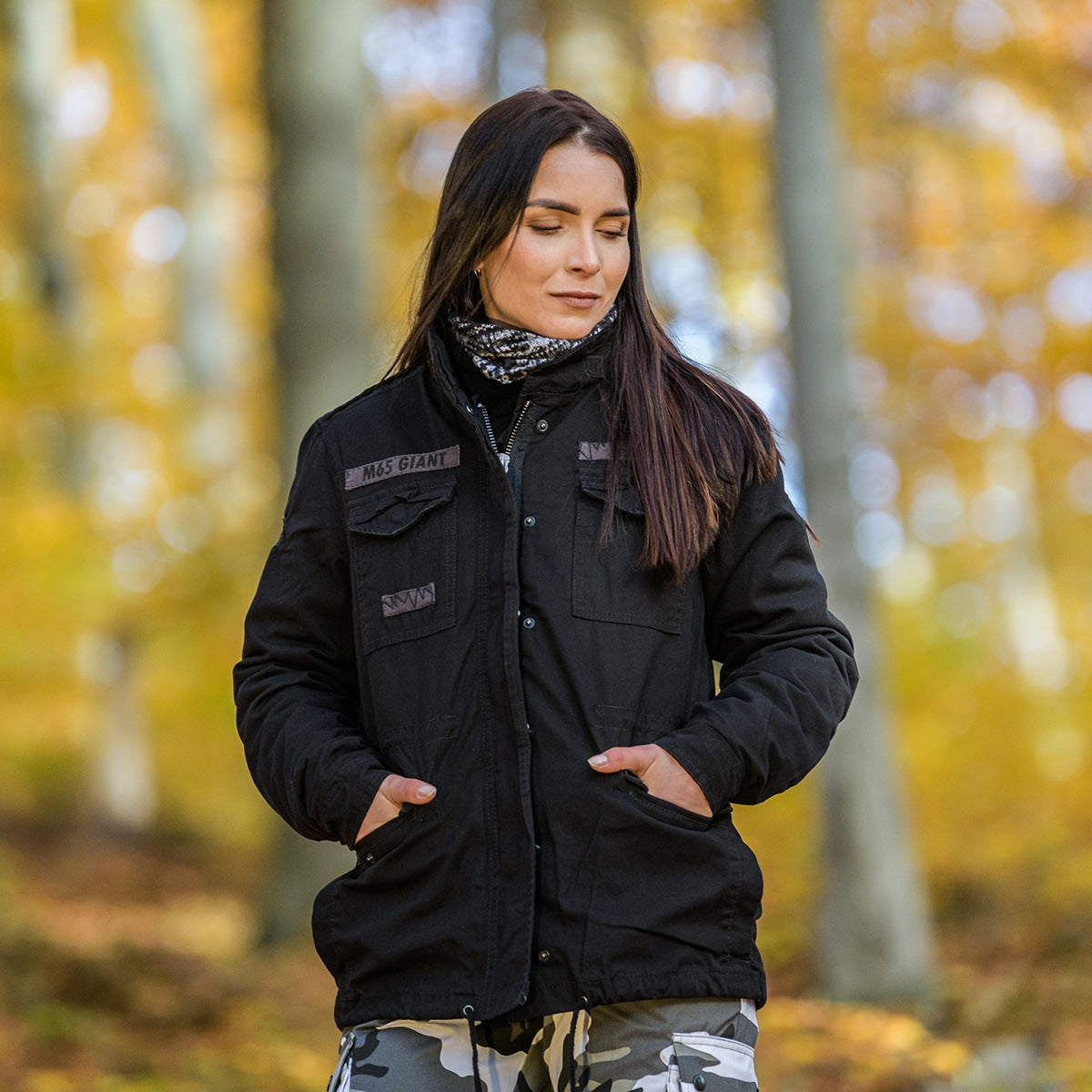 Kurtka damska Brandit M65 Giant Black