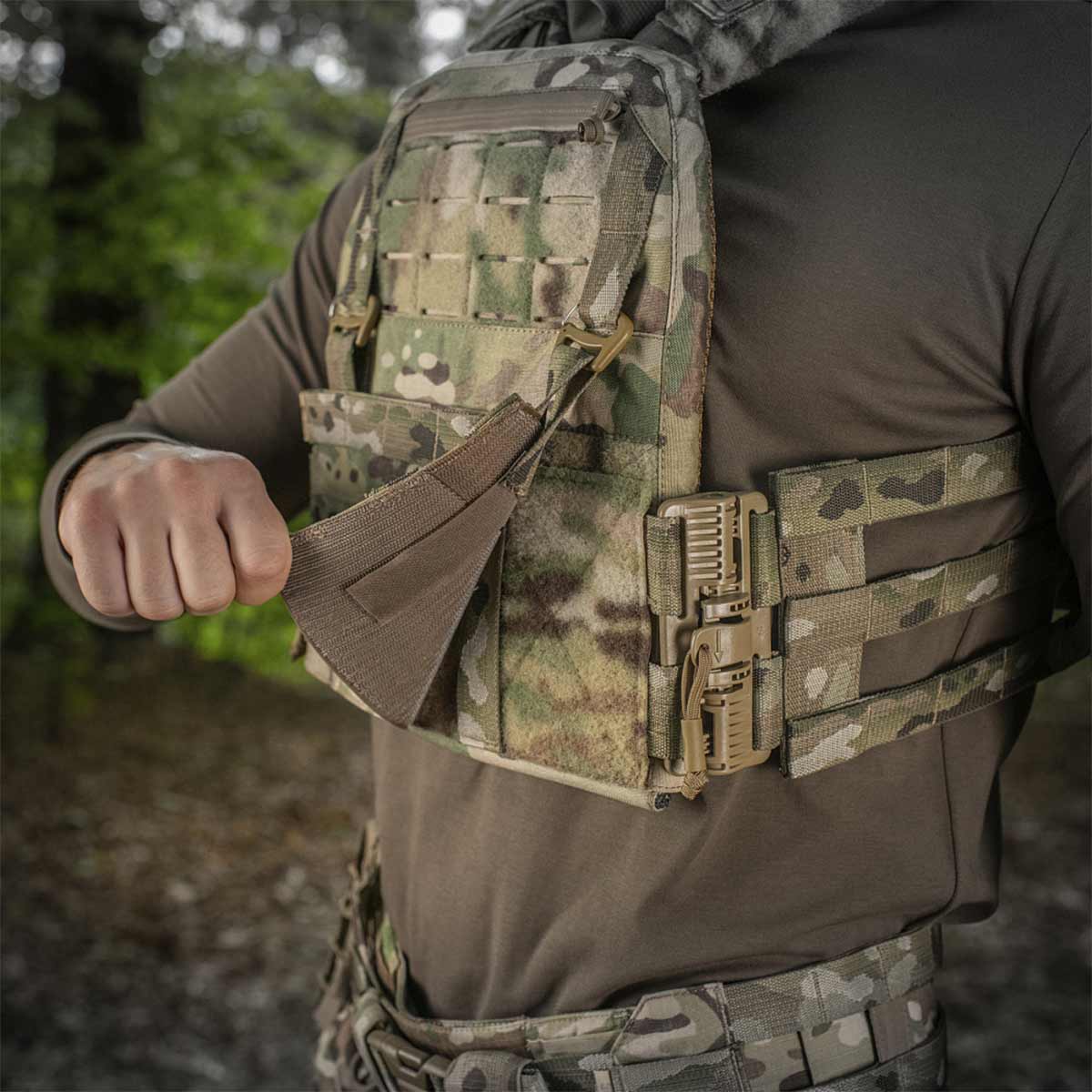 Panel przedni M-Tac do kamizelki Cuirass QRS - MultiCam