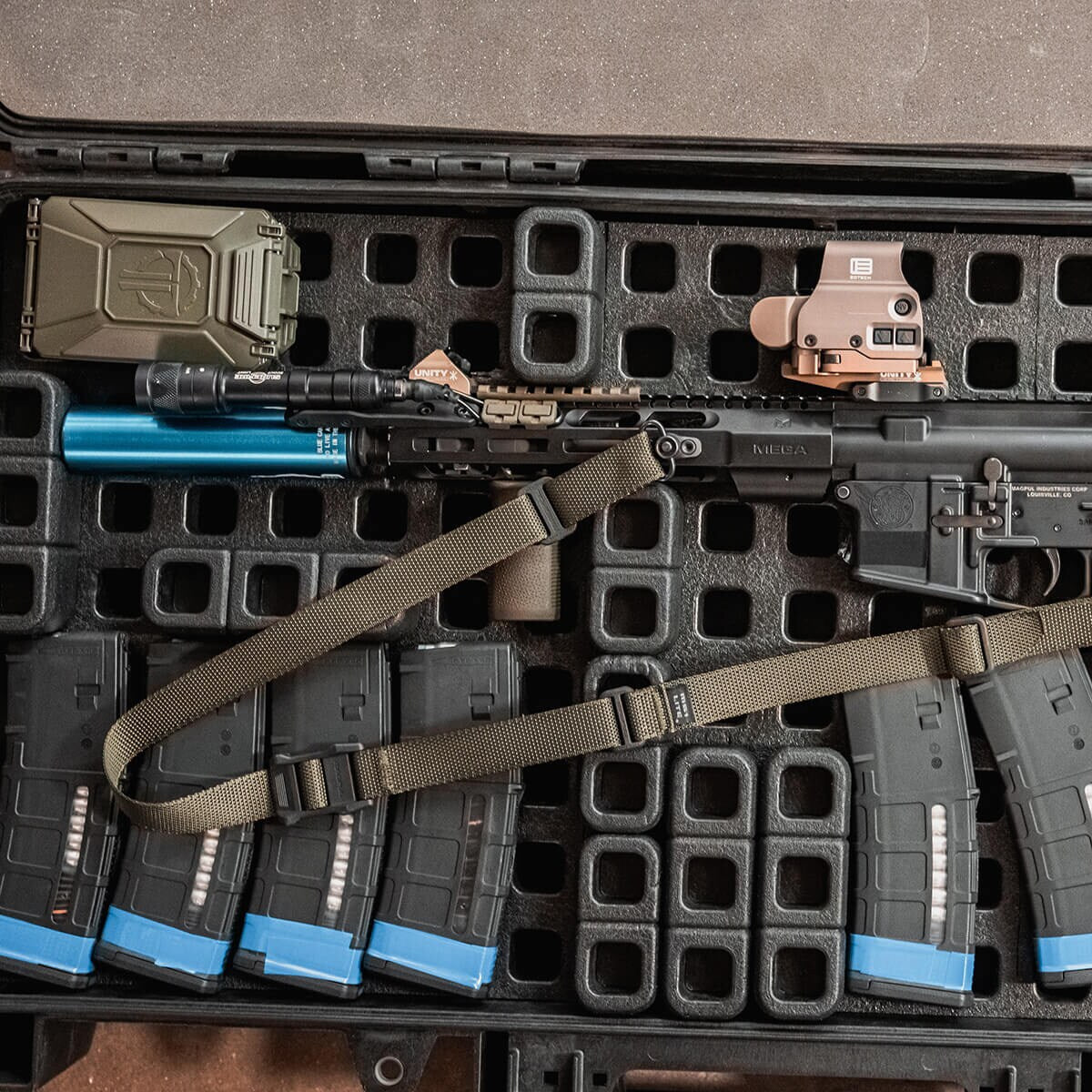 Zawieszenie taktyczne 2-punktowe Magpul MS1 Lite Sling - Ranger Green