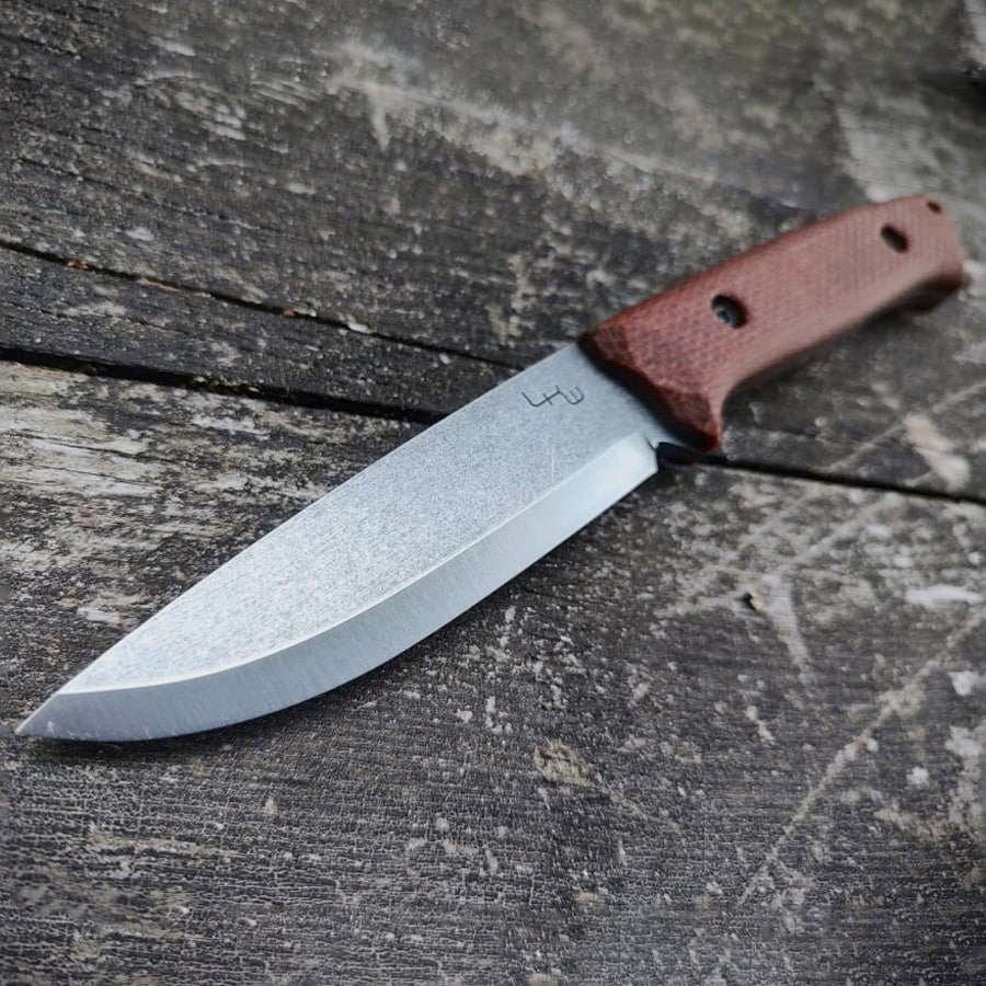 Nóż LKW Mercury Scandi Micarta - Brown